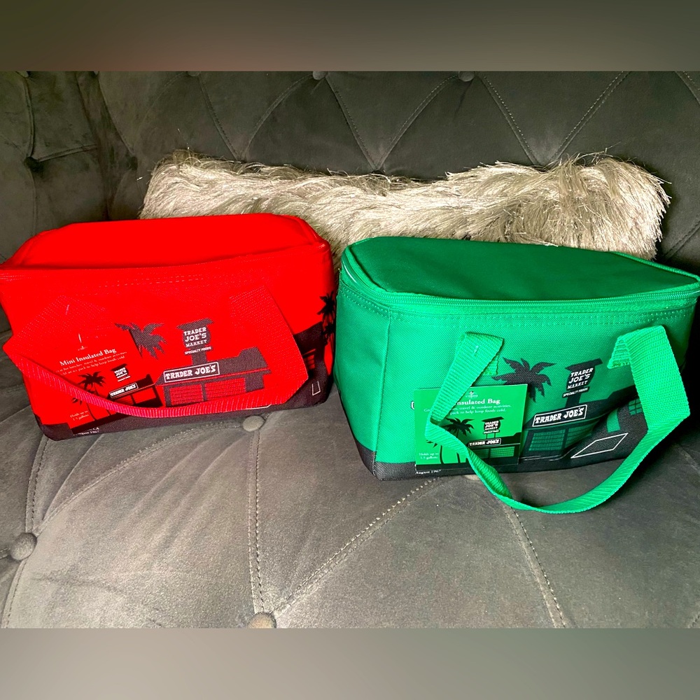 1 Trader Joe’s Mini Cooler Bags $18 EACH OR 2 FOR $35